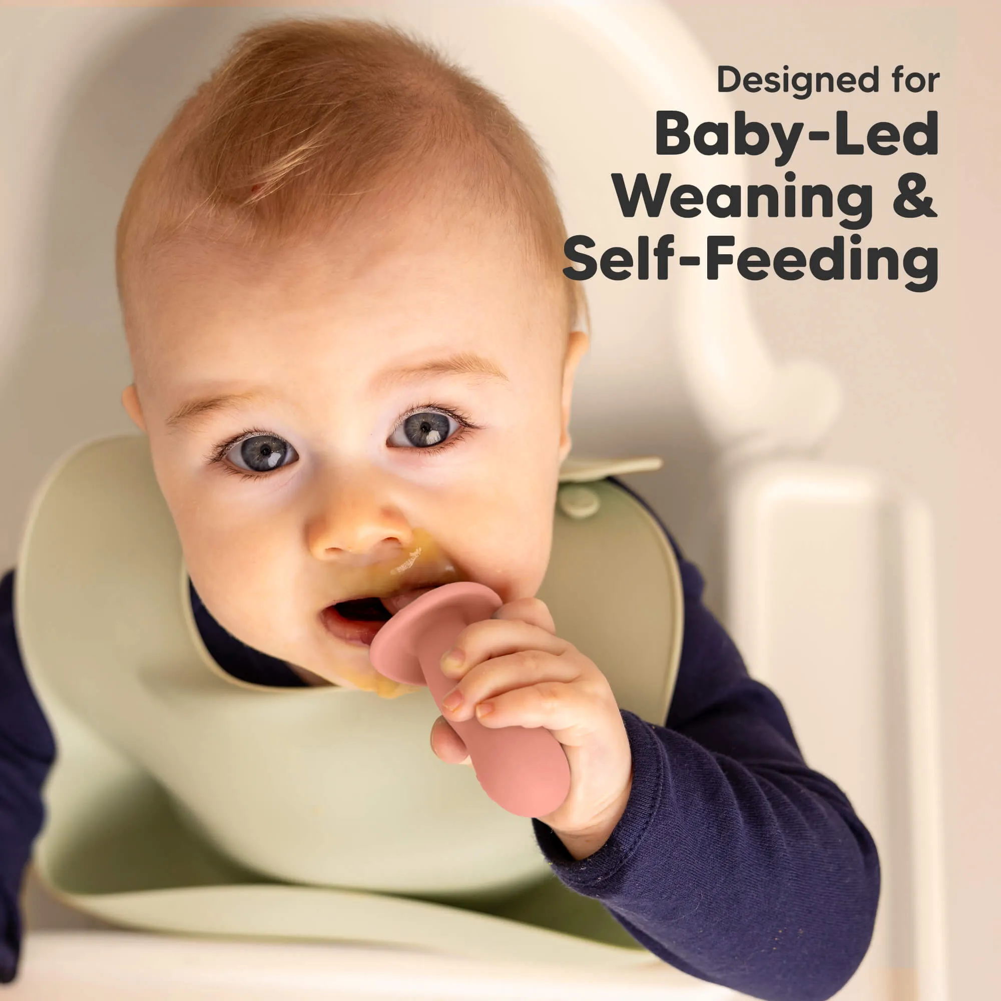 2-Sets Lil’ Prep Baby Fork & Spoon (Roseate)