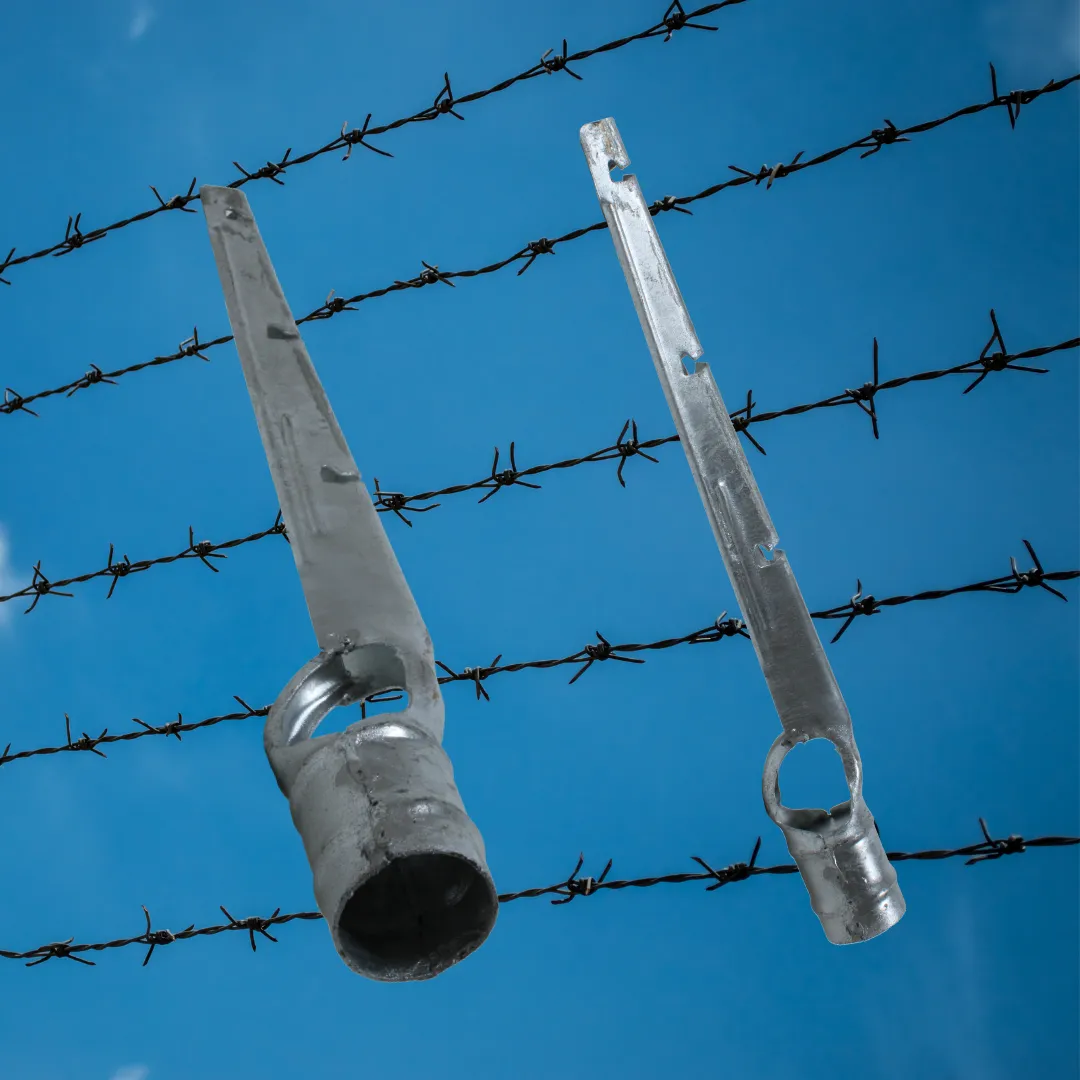 2" x 1-5/8" Vertical 3 Strand Barb Wire Arm