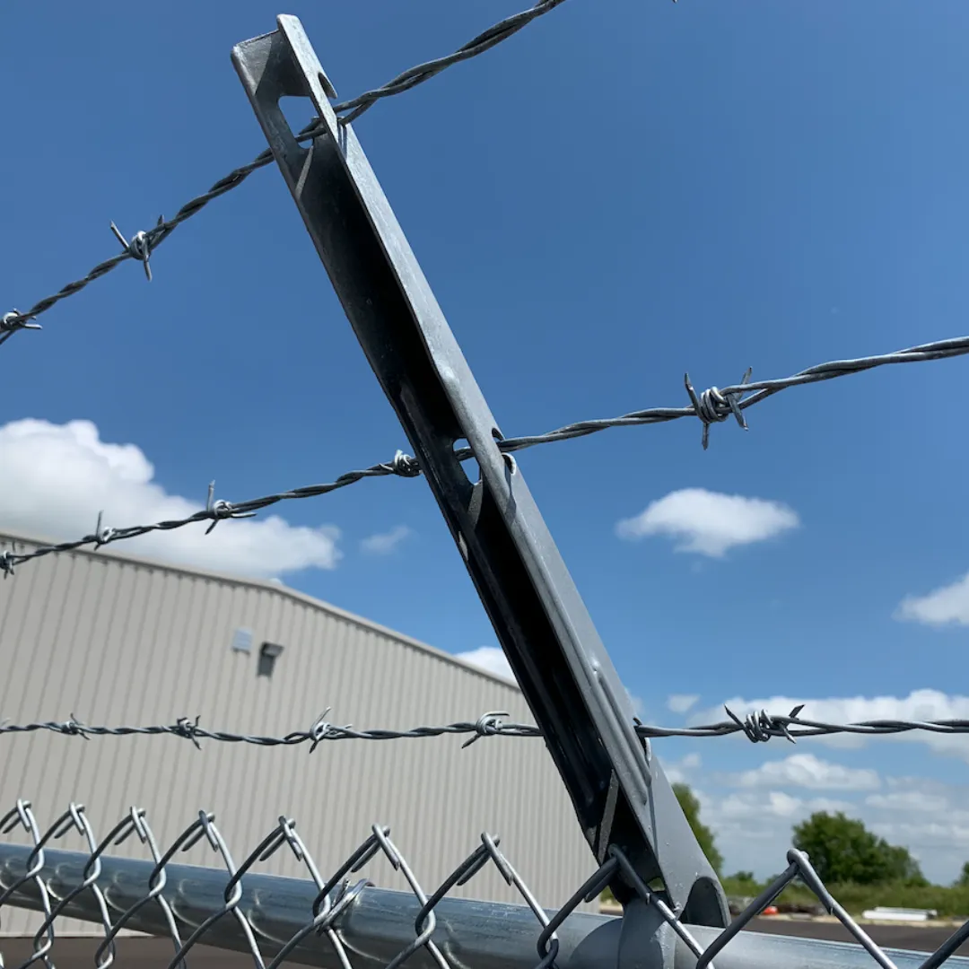 2" x 1-5/8" Vertical 3 Strand Barb Wire Arm
