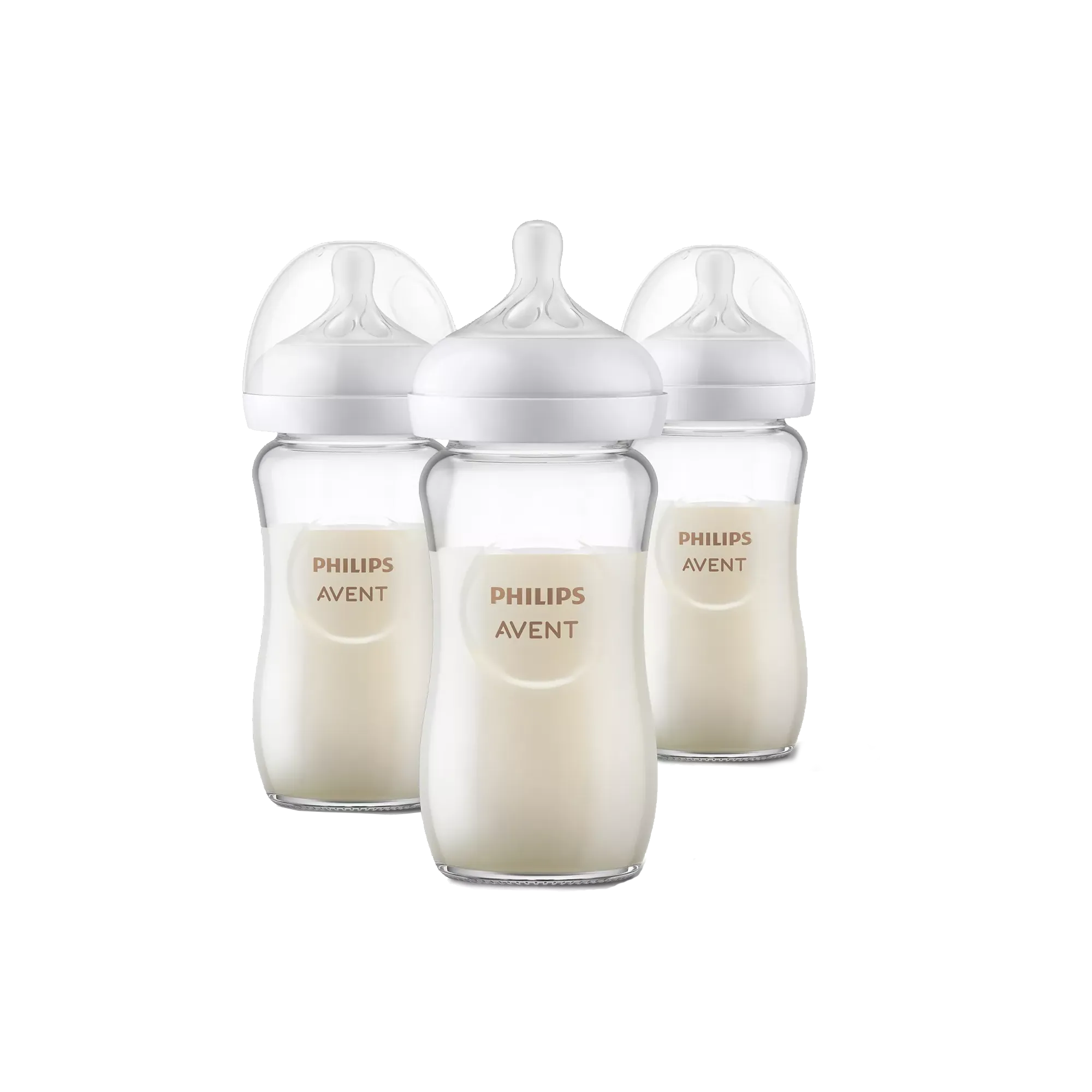 AVENT Glass Natural Bottle 8oz (3pk)