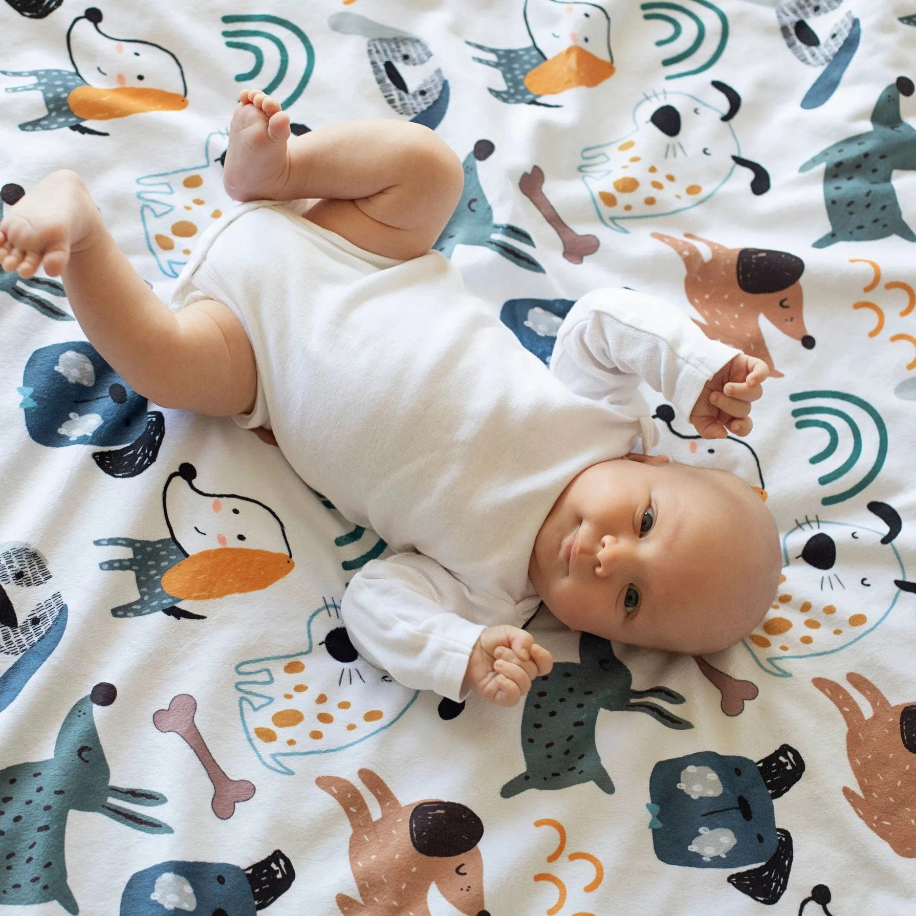 Baby & Toddler Minky Blanket - My Best Friends | Dogs