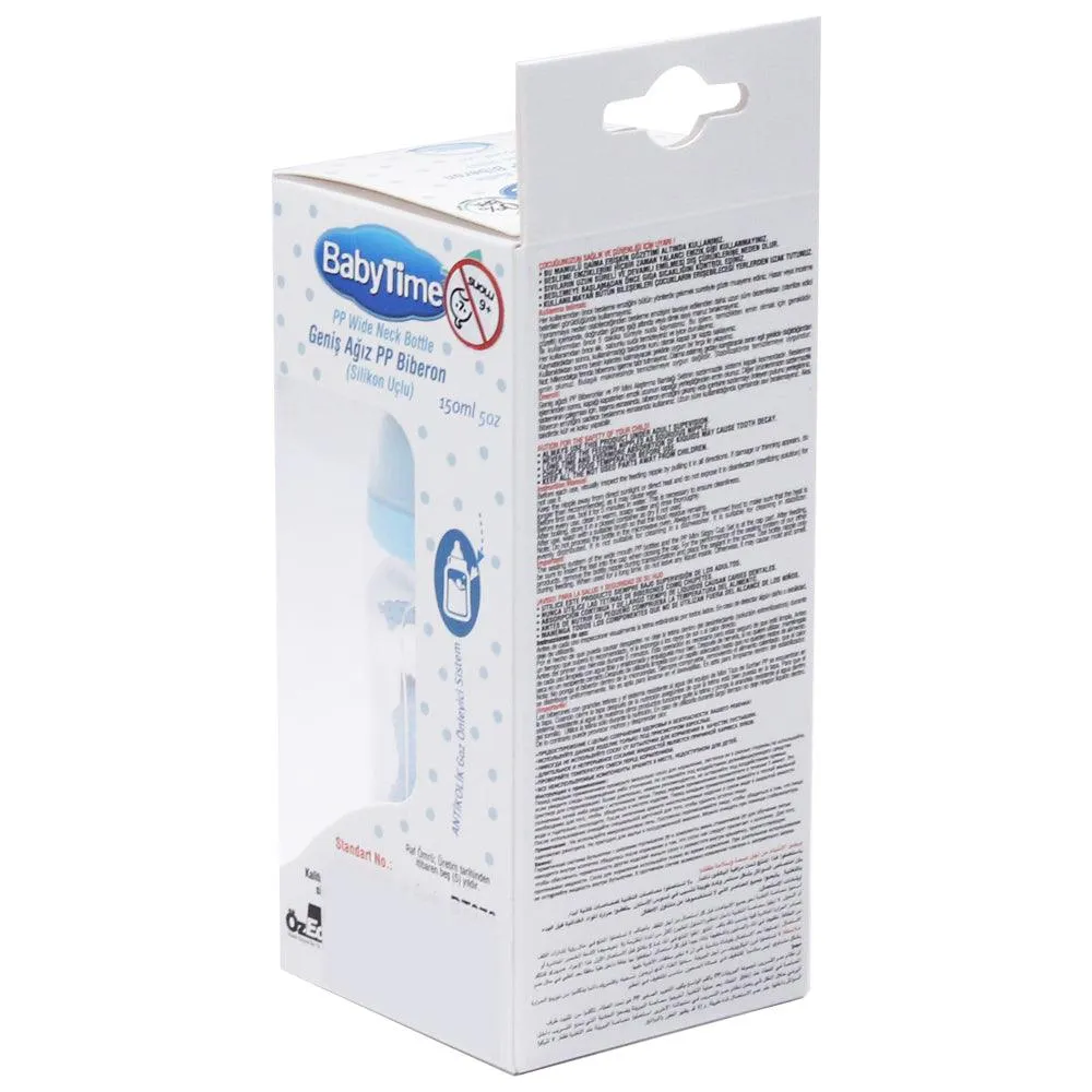 Baby Time Baby Wide Neck Bottle 150ml