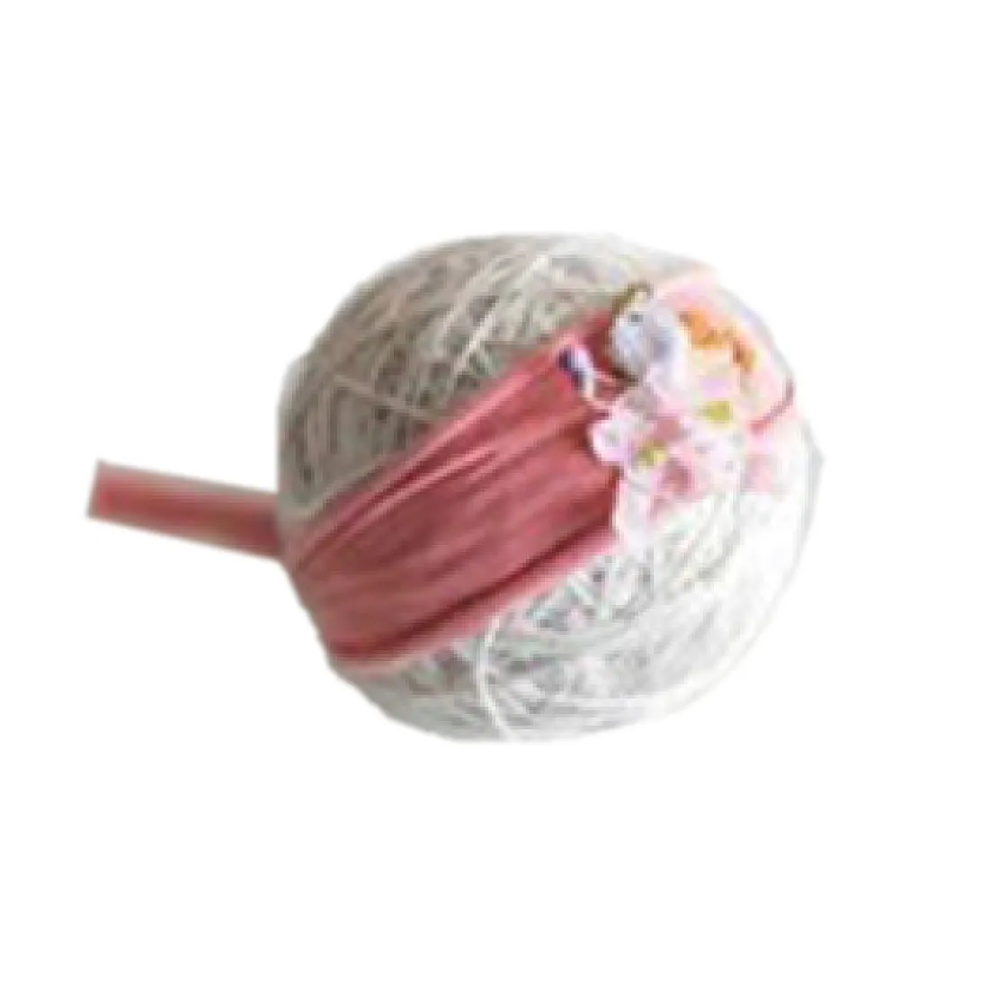 Babymoon Jersey Stretchable Baby Photography Shoot Wrap Cloth With Hairband - Pink