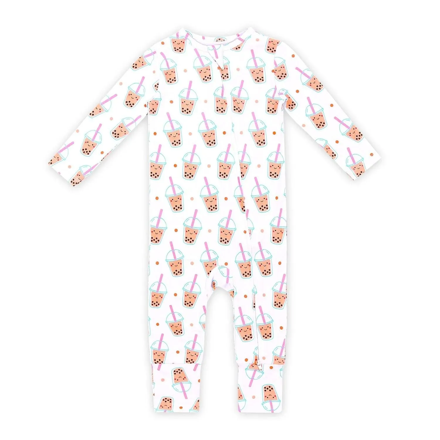 Bamboo Convertible Zip Romper - Boba