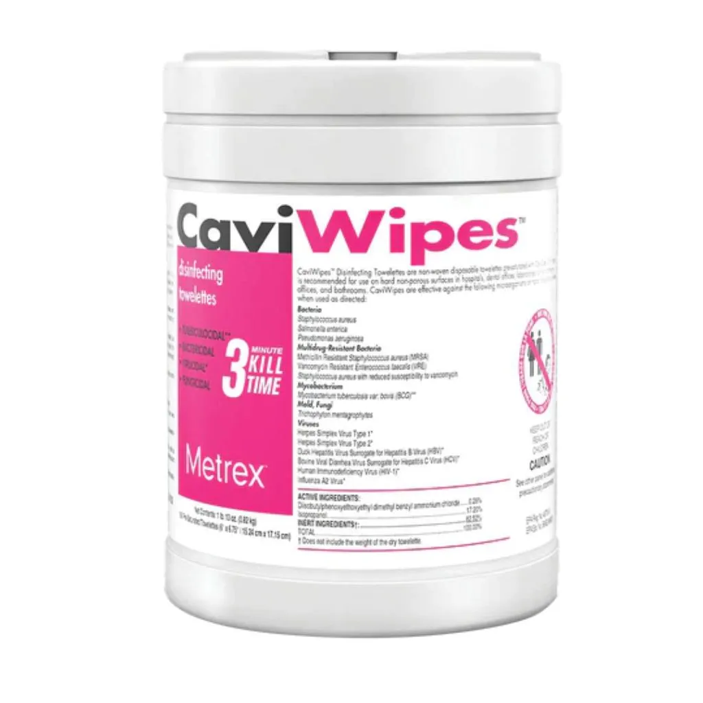 CaviWipes Surface Wipes, Large, 160 wipes Per Canister