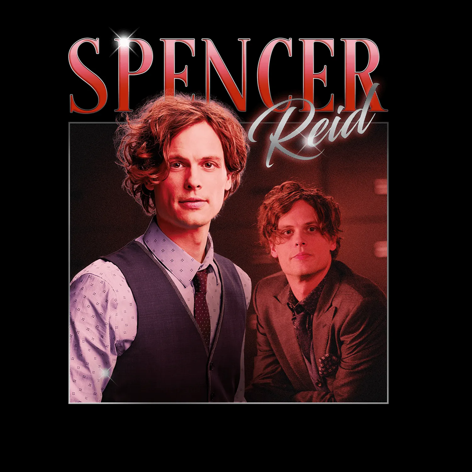 Criminal Minds 80's Spencer Reid Black Mug