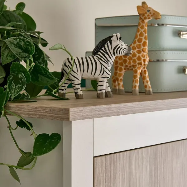 CuddleCo Ada 3 Piece Nursery Furniture Set - White & Ash