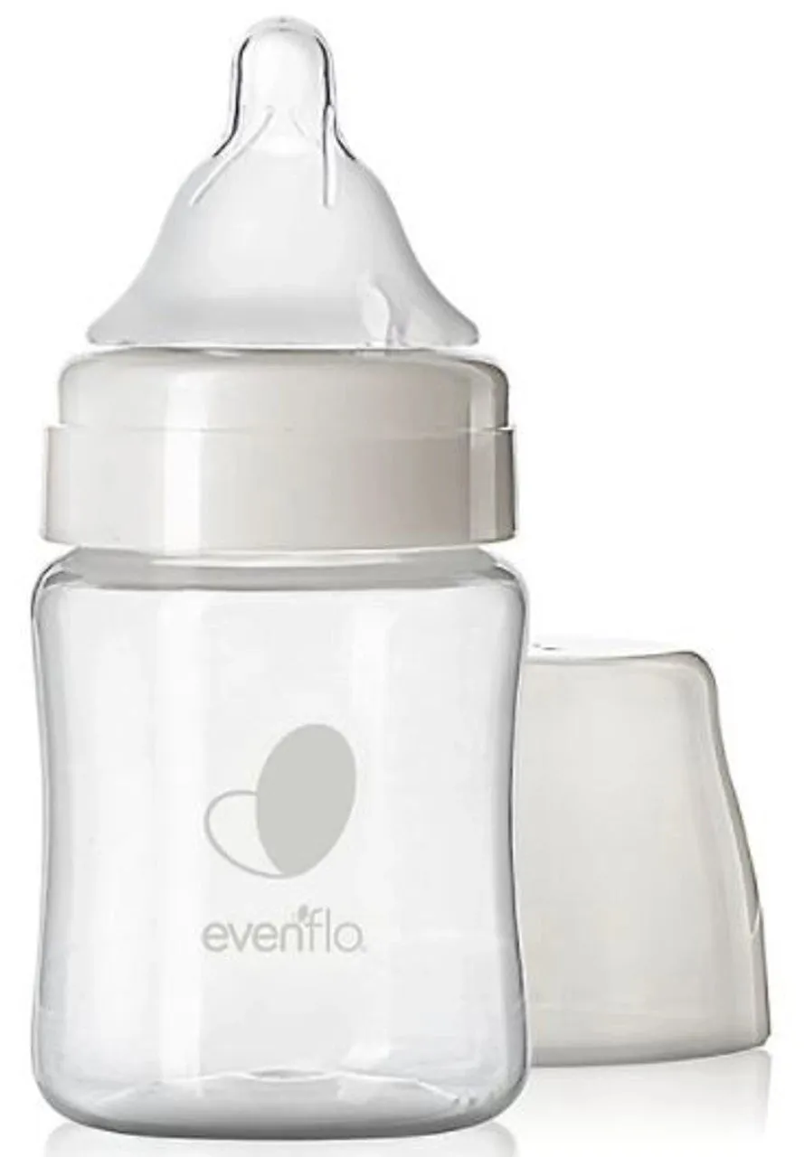 Evenflo Balance   Wide Neck Bottles, 5oz, Slow Flow Nipple