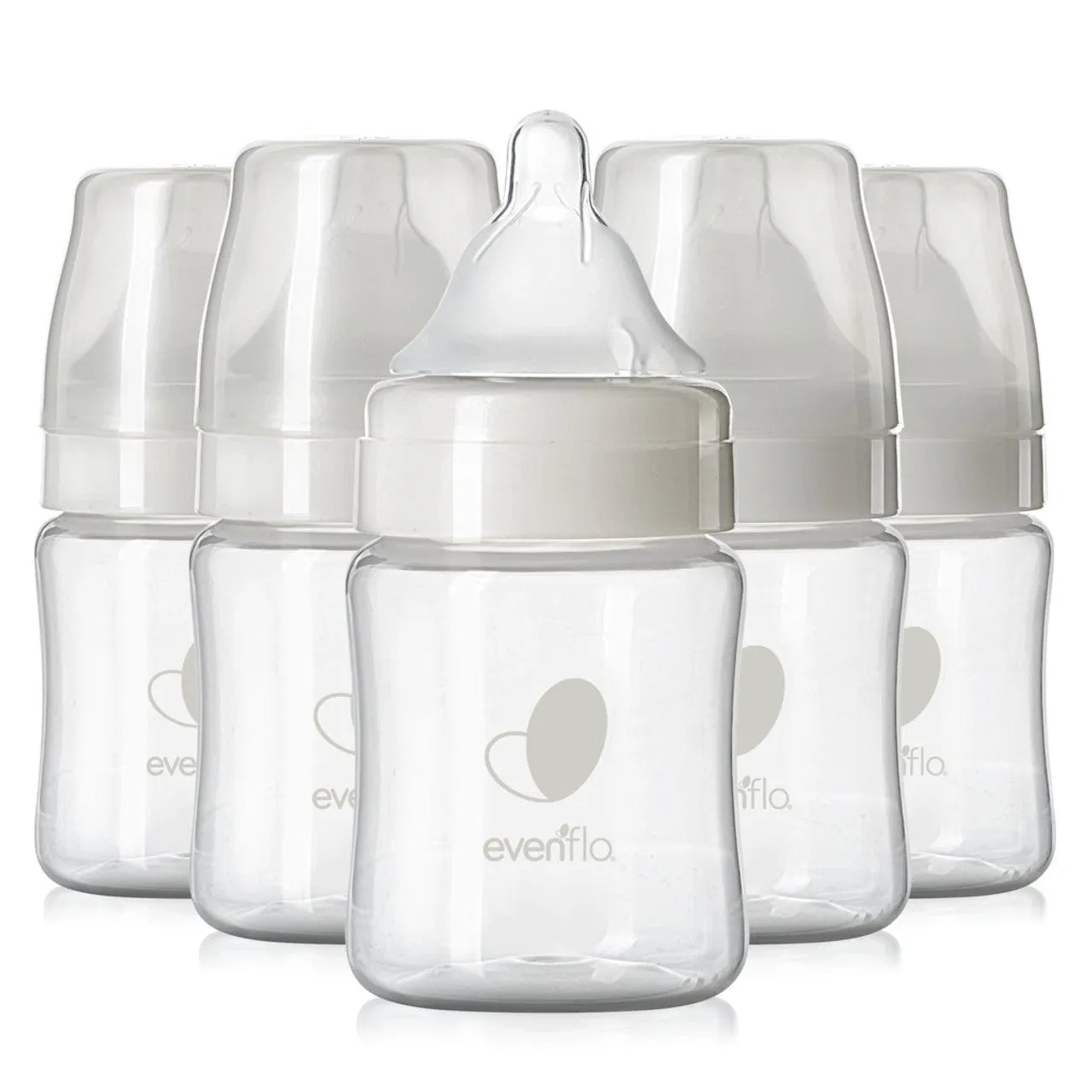 Evenflo Balance   Wide Neck Bottles, 5oz, Slow Flow Nipple