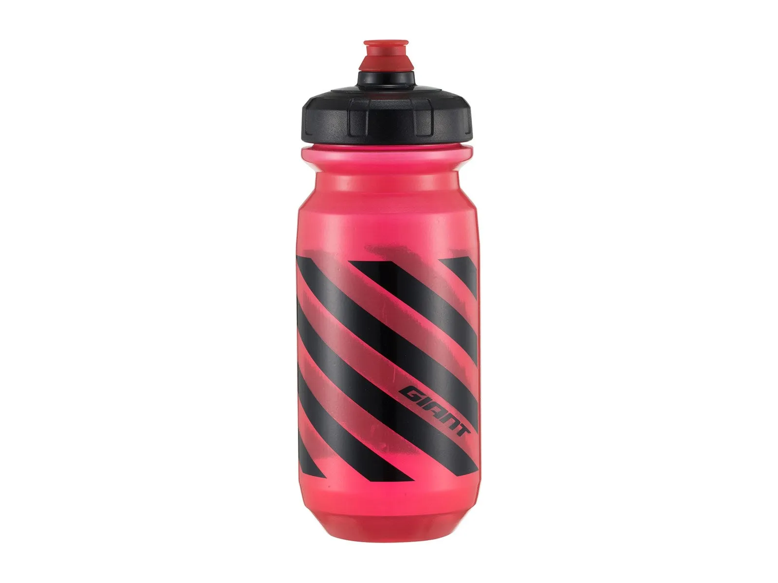 Giant Doublespring Trasparent Black/Red Water Bottle