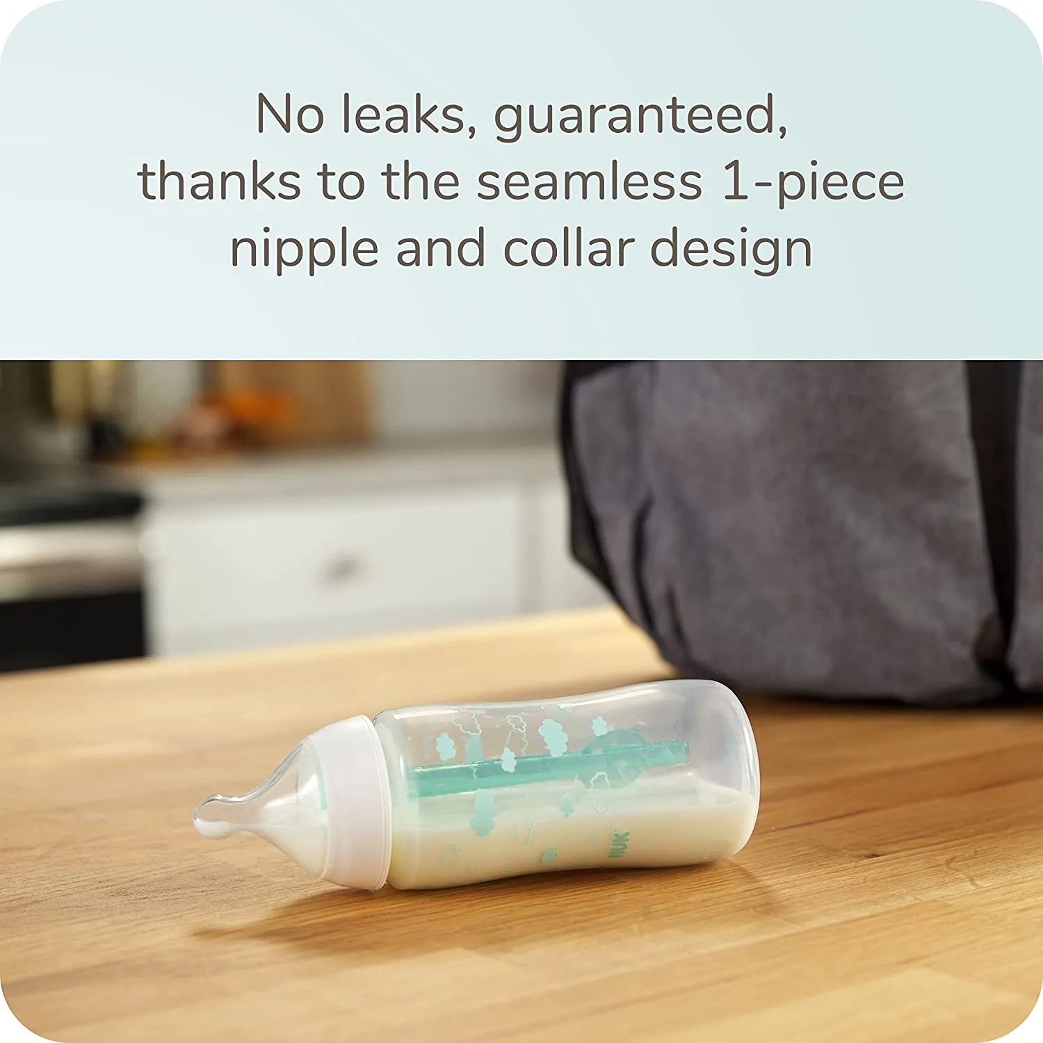 NUK 7 Piece Smooth Flow Pro Anti Colic Baby Bottle & Pacifier Newborn Gift Set