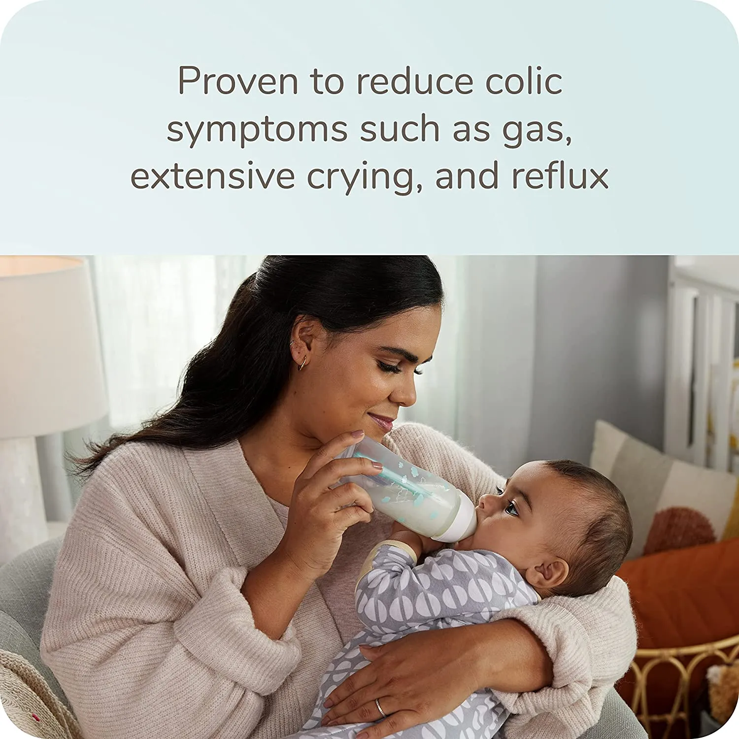 NUK 7 Piece Smooth Flow Pro Anti Colic Baby Bottle & Pacifier Newborn Gift Set