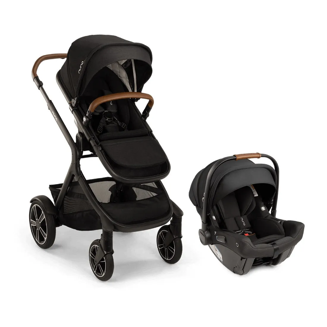 Nuna Pipa Urbn   Demi Next and Rider Board Travel System - Caviar