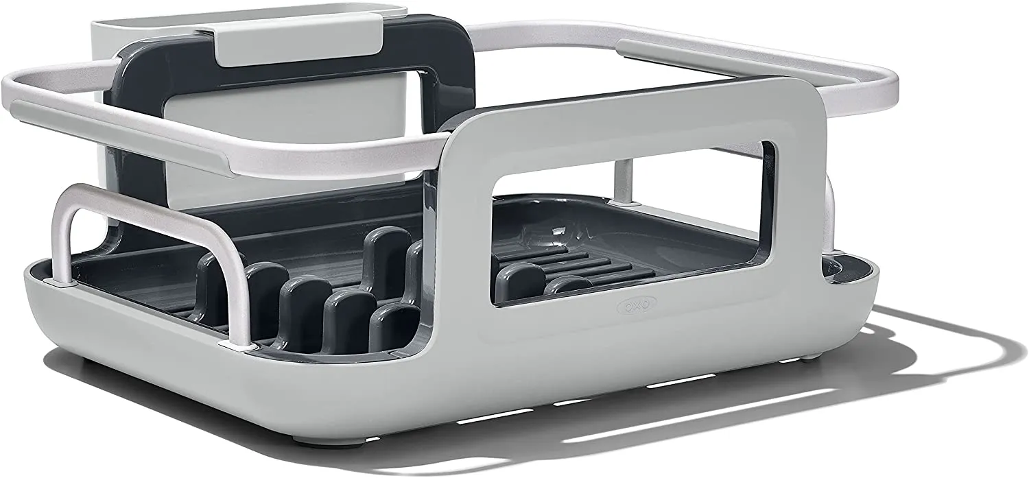 OXO GG OVER THE SINK ALUMINUM DISH RACK