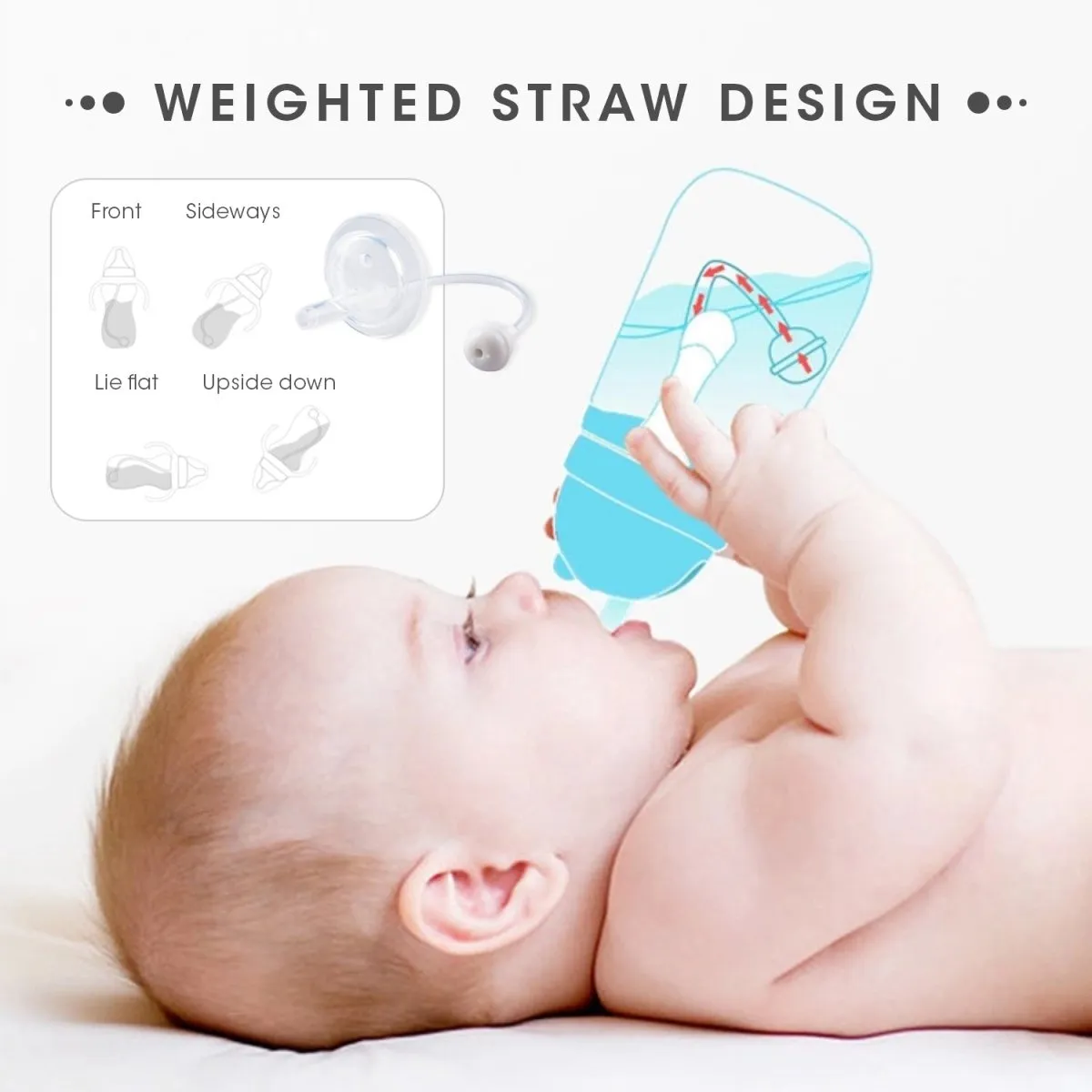 R for Rabbit Baloo Baby Straw Sipper- Pink
