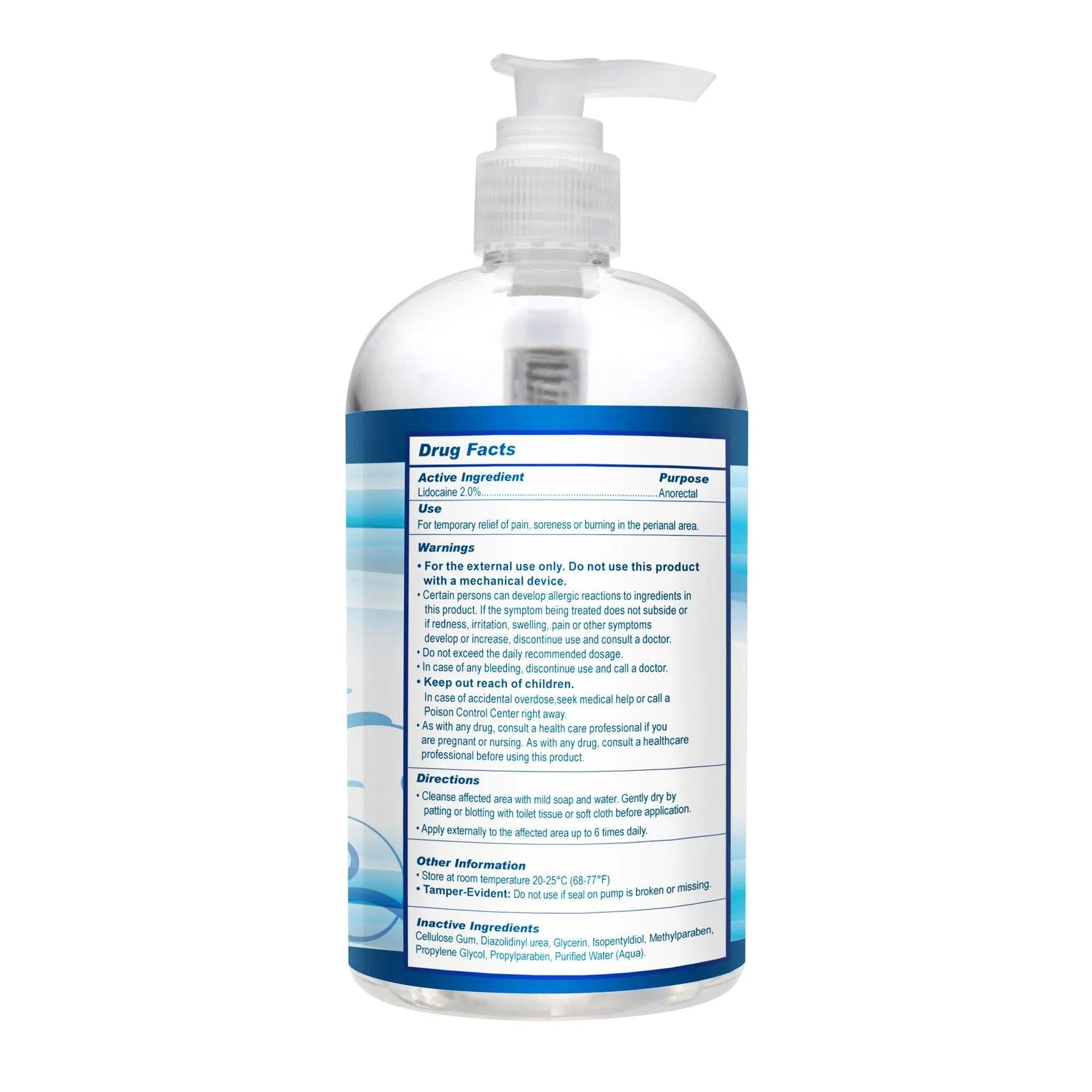 Relax Desensitizing Anal Lubricant - 17 Oz