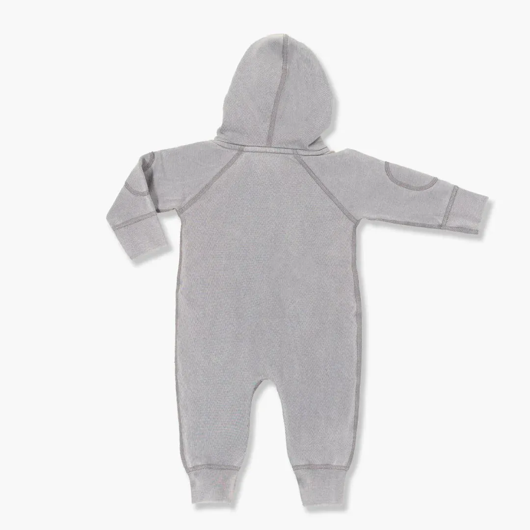Sapling Child Organic Vintage Grey Winter Zipsuit