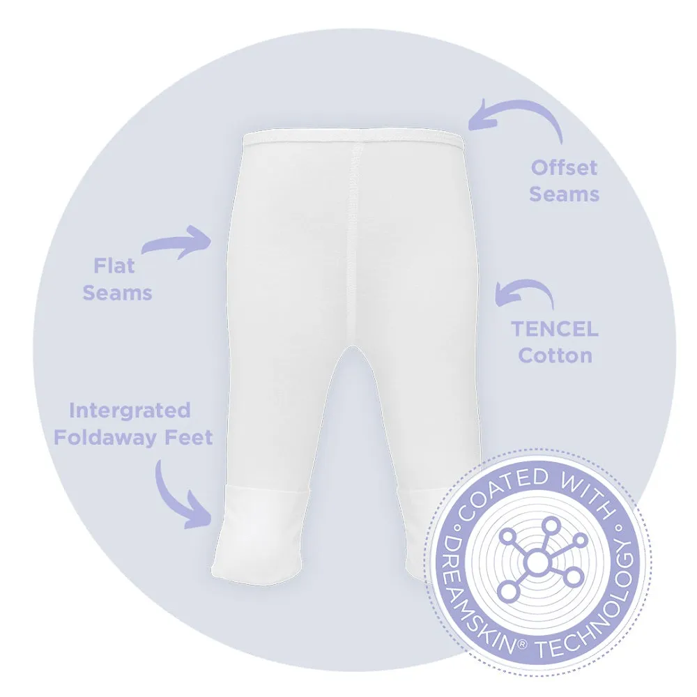 Soothing Eczema Leggings with foldaway feet