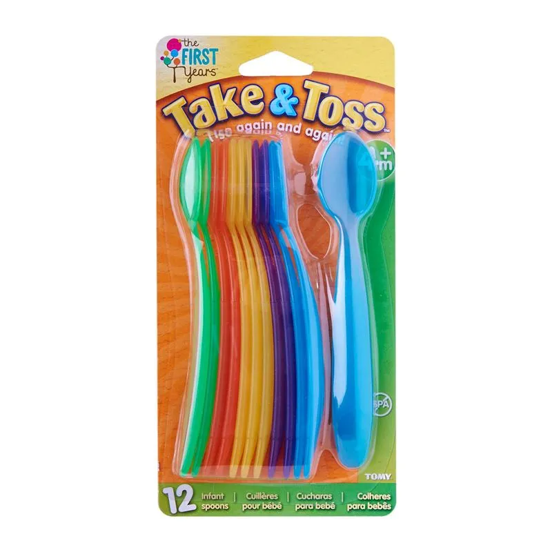 The First Years Take & Toss Infant Spoons (12pk)